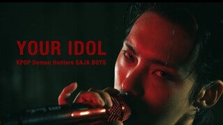 Kpop Demon Hunters SAJA BOYS "YOUR IDOL" Covered by JUNHEE