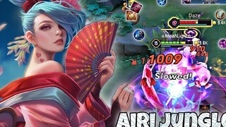 เกมเพลย์ Airi Jungle Pro นักรบที่น่าทึ่ง Arena of Valor อารีน่าแห่งความกล้าหาญ