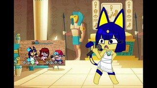 FNF Ankha Mod in Gacha Club // iCherry // Animal Crossing