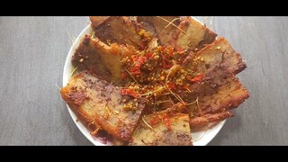 thịt chiên sả ớt. Món chay