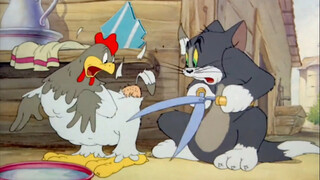 Tom has angered the old hen.