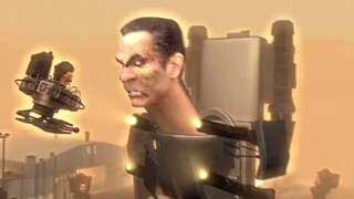 The "classic movie positions" in Toilet Man vs. Surveillance Man