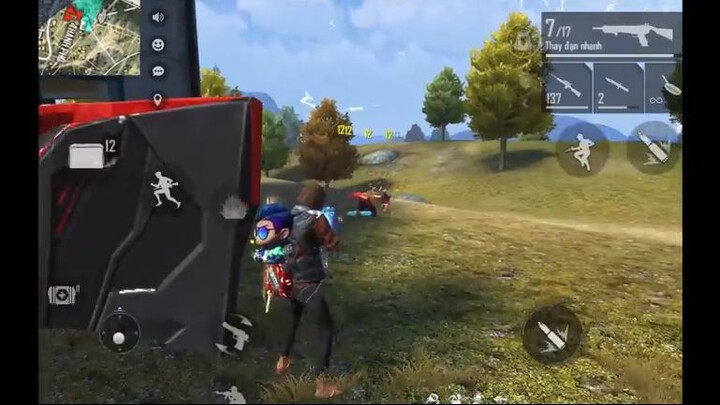 Free Fire - HighLight Cày Sọ Đầu Năm 1vs8