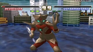Ultraman Fighting Evolution (Ace Killer) vs (Ultraman Taro) HD