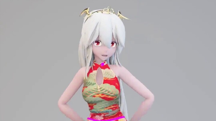 [Fabric Calculation|MMD|Weak Sound|Clothing Matching]❤This dress-up is so beautiful❤Four flavors and
