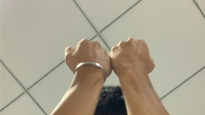 It’s fallen off! It’s a silver bracelet, not silver handcuffs!