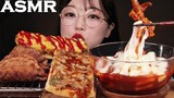ASMR 편의점 꿀조합 레시피 먹방(떡볶이, 닭발, 치즈, 피자) CONVENIENCE STORE FOOD EATING SOUNDS MUKBANG | Ae Jeong ASMR
