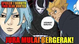 Spoiler Ch. 7 Boruto Two Blue Vortex - Boruto Meyakinkan Mitsuki - Jura Bergerak Mencari Naruto!