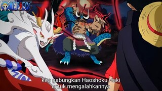 FULL OP 1024!! Akhirnya Duo Setara Yonkou! Gabungan Haoshoku Tingkat Akhir Untuk Menghabisi Kaido