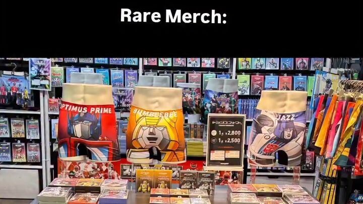 Rare Transformers Merch