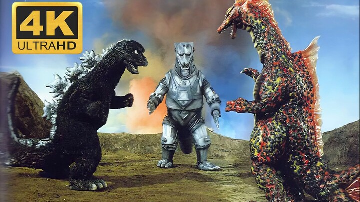 [4K restoration] Godzilla vs. Mechagodzilla & Titan Water Dragon, 1975 Mechagodzilla strikes back wi