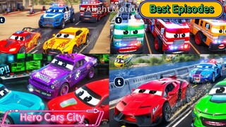 Hero Cars City Best Compilation (Episode 03)