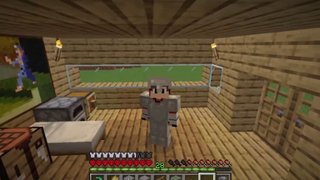 MINECRAFT sinh tồn Hardcore Tập 7-Tìm thấy ngôi làng đầu tiên-Minecraft GainG