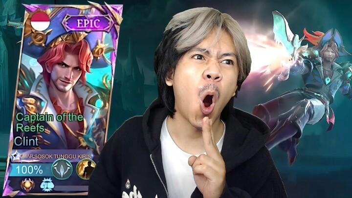 REVIEW SKIN EPIC CLINT CAPTAIN OF THE REEFS - Mobile legends