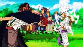 Shanks Meets Luffy for the First Time After He Became Sun God and Bows to Him - One Piece