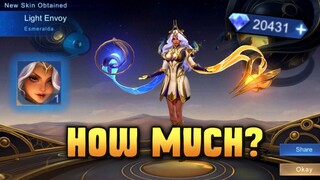 HOW MUCH IS ESMERALDA COLLECTOR SKIN LIGHT ENVOY? GRAND COLLECTION EVENT - MLBB