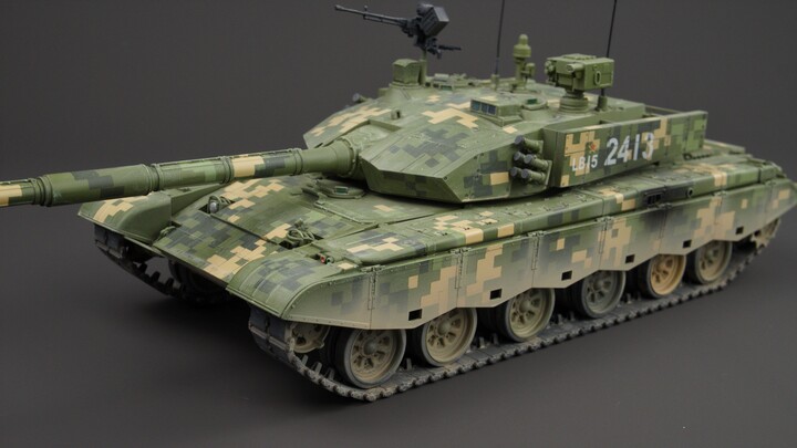 [การผลิตโมเดลทหาร] ฉันชอบทำลายพรางดิจิทัลมาก! Trumpeter 1/35 99 การปรับปรุงและระบายสีเฟสสอง