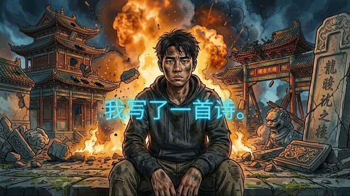 我写了一首诗。