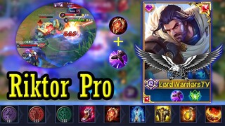 Arena of Valor riktor pro player riktor support