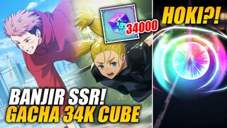 Gacha 34K Cube Demi YUJI V2 & MOMO SSR! Hoki Kah? | Jujutsu Kaisen Phantom Parade