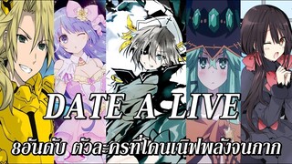 Date A Live : 8อันดับตัวละครที่โดนเนิฟลงจนกาก