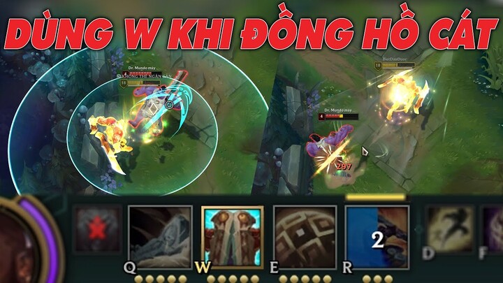 Cách K'Sante dùng W khi đang Đồng Hồ Cát ✩ Biết Đâu Được