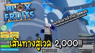 Roblox เส้นทางสู่เวล Lv.2000 ผมกลับมาแล้วทุกคน (Blox Fruits)