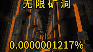 عالمي: كهف التعدين اللانهائي ذو الاحتمالية الضئيلة للغاية