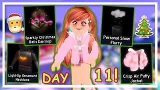 [ DAY 11! ] 🎄🎅 NEW PUFFY JACKET IN CHRISTMAS GIFTING EVENT! // Roblox Royale High Advent Calendar