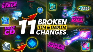 11 NEW EQUIPMENT AND EMBLEMS THAT CAN CHANGE THE META | PROJECT NEXT 2024