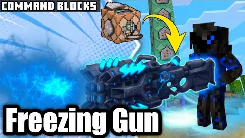 Freezing Gun in Minecraft【Command Blocks Tutorial】