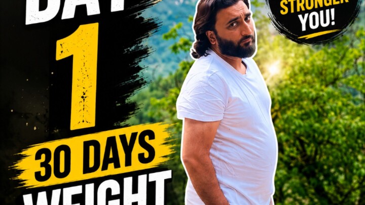 DAY 1 | 30 Days Weight Loss Journey 🔥 | My Transformation Starts Today 💪