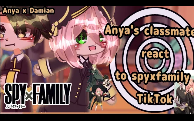 เพื่อนร่วมชั้นของ Anya ตอบสนองต่อ Spyxfamily s II Anya x Damian II loid x yor