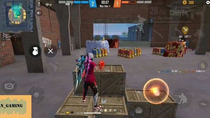 Bị thử thách 3 #hotfreefire #fungame #hotgame #hotgamemobie