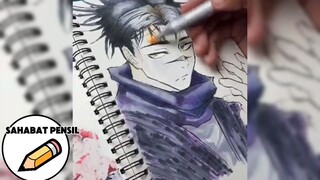 drawing jjk full coloring