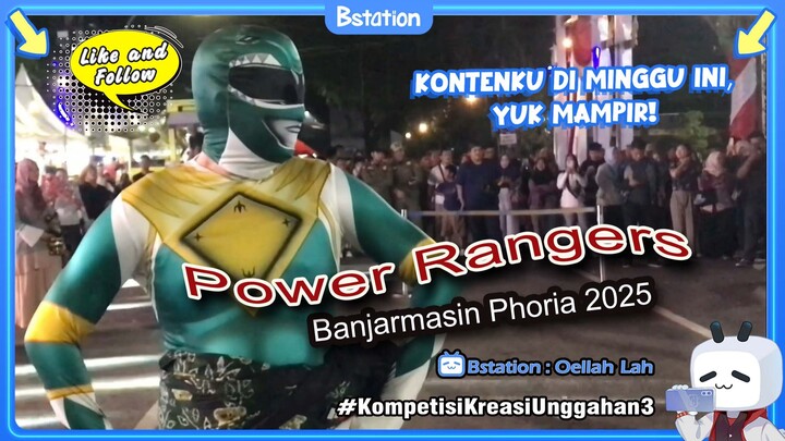 Cosplay Power Rangers di Banjarmasin Phoria 2025