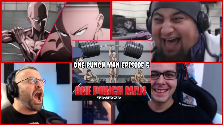 Saitama Workout to become a pro hero Reaction Mashup| One Punch Man Episode5