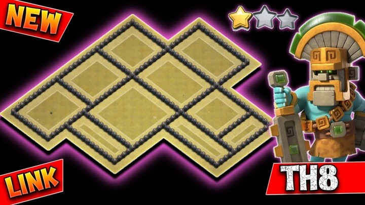 NEW TH8 WAR BASE WITH LINK | NEW BEST TOP 2 TH8 BASE LAYOUT | ANTI ZAP DRAGON | CLASH OF CLANS