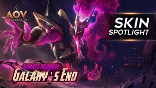 Hayate Redrum: Galaxy's End Skin Spotlight - Garena AOV (Arena of Valor)