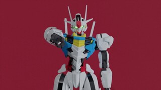 ตัวอย่าง "The Witch of Mercury" RG Wind Spirit Gundam (ไม่เป็นทางการ)