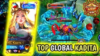 KADITA BULLIED LAYLA AND EUDORA IN RANK! LAKAS NI AWTS GEGE! | TOP GLOBAL KADITA | MLBB