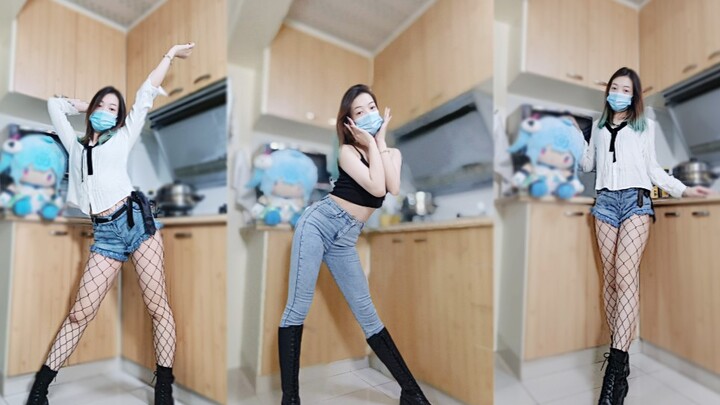 About me dancing Gashina in my kitchen at home