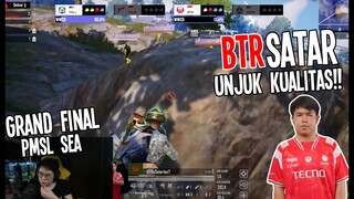 BTR SATAR UNJUK KUALITAS GAMEPLAY DI GRANDFINAL PMSL 2024 !! - HIGHLIGHT PMSL GF DAY 1 MATCH 2