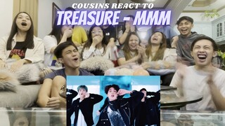 COUSINS REACT TO TREASURE - ‘음 (MMM)’ M/V