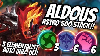 NEW COMBO ALDOUS ASTRO 500 STACK MAGIC CHESS ! WRESTLER X ELEMENTALIST ! MAGIC CHESS