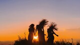 New dance at sunset with good friends!