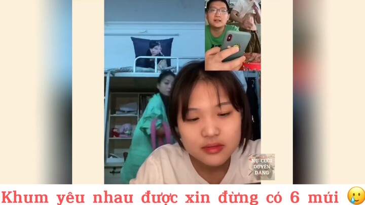 Khi bạn cùng phòng call video với người yêu =)))