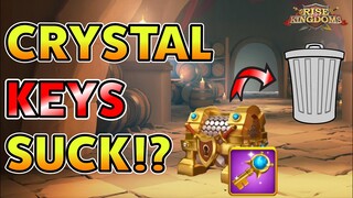 Are Crystal Keys WORTHLESS!? | Rise of Kingdoms
