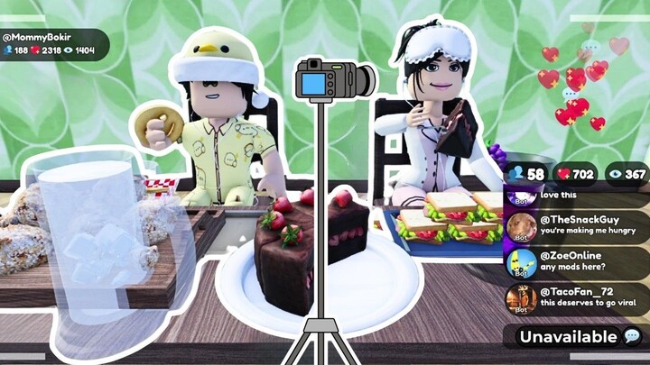 MUKBANG SAMBIL LIVE STREAMING