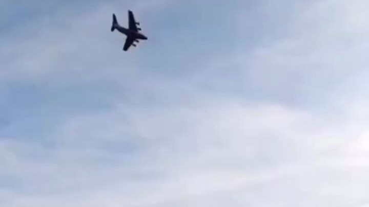 A foreign plane crash site—truly harrowing!